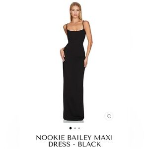 Nookie Bailey Maxi Dress Black XS